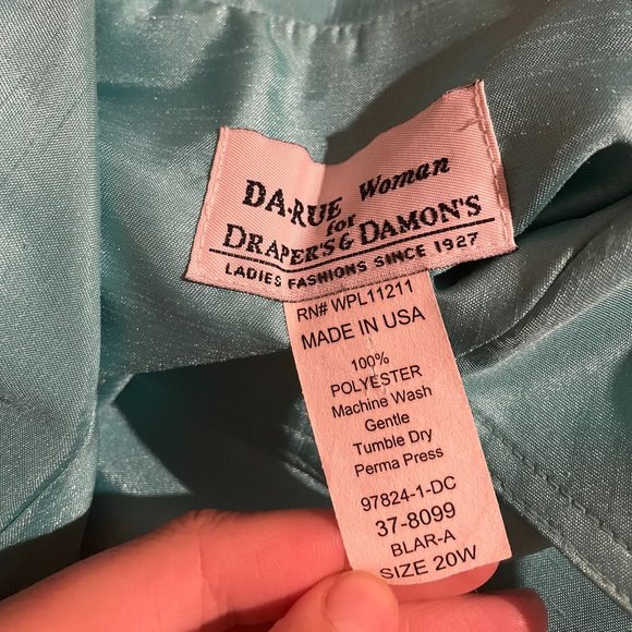 Darue For Drapers and Damons Womens Jacket size 20W - Picture 3 of 3